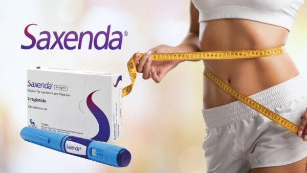 Image of a Saxenda syringe for weight loss